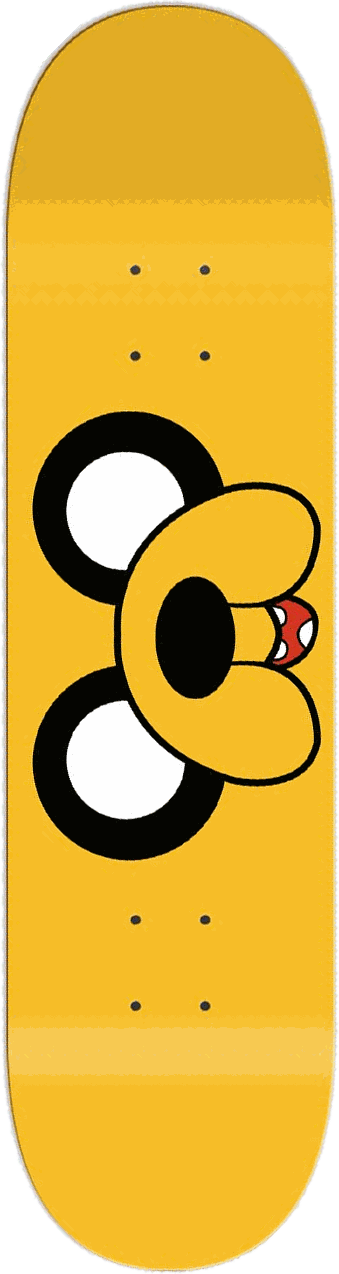 Yellow Dog, People series — skateboard graphic by Leighton Dyer
