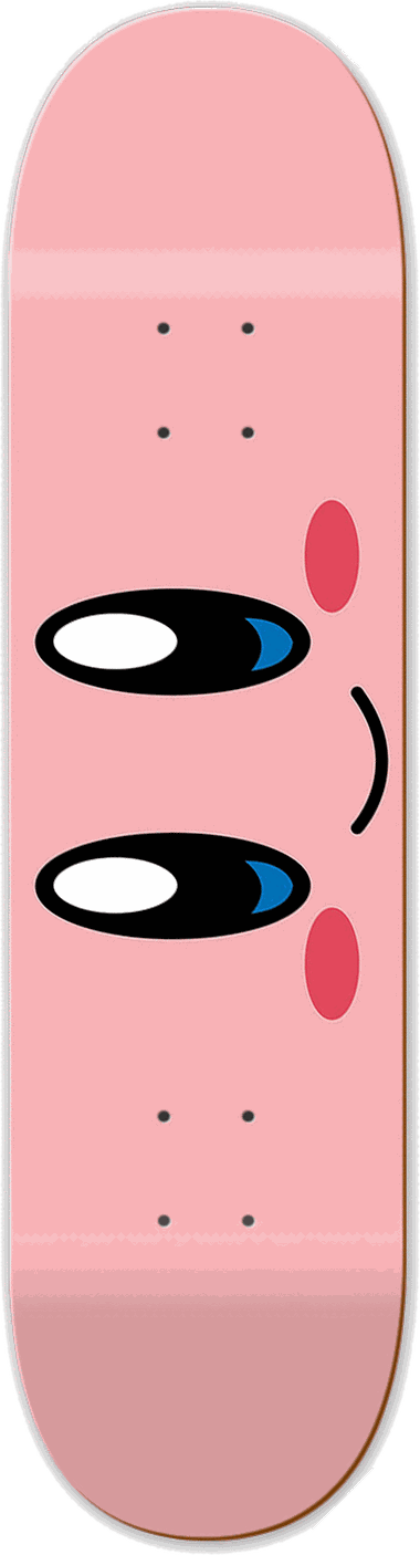 Kirby, People series — skateboard graphic by Leighton Dyer