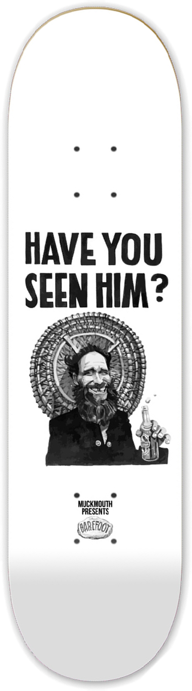 Lee Ralph, Muckmouth — skateboard graphic by Leighton Dyer