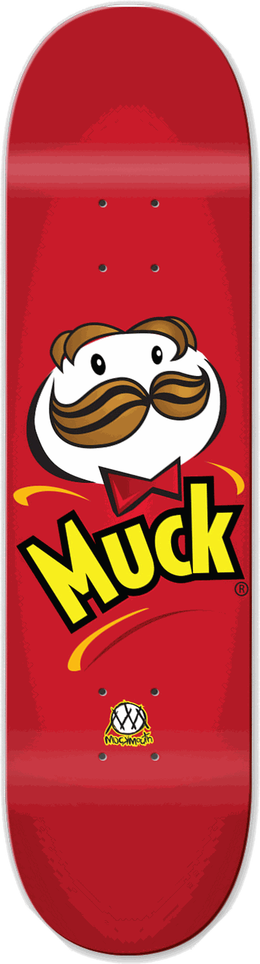 Muck, Muckmouth — skateboard graphic by Leighton Dyer