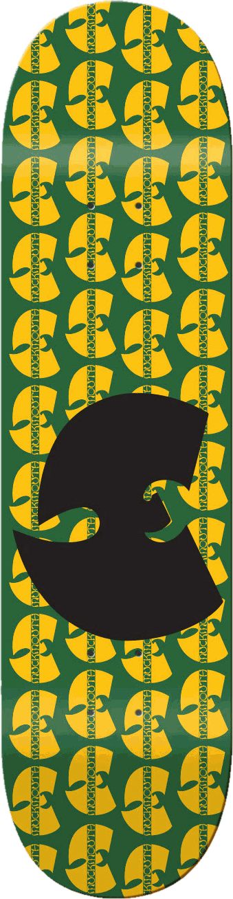 Muck Wu, Muckmouth — skateboard graphic by Leighton Dyer