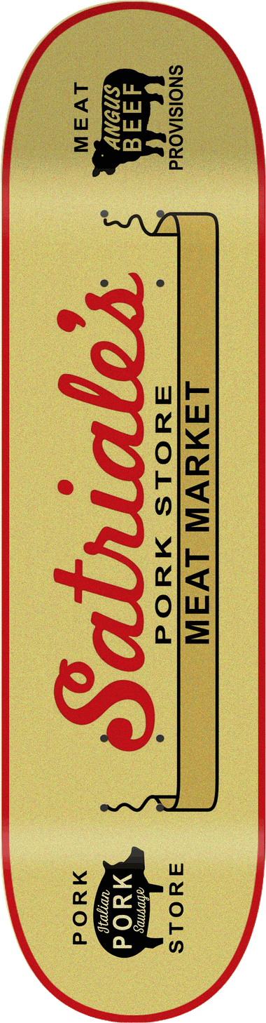 Satriale's Pork Store, Muckmouth — skateboard graphic by Leighton Dyer