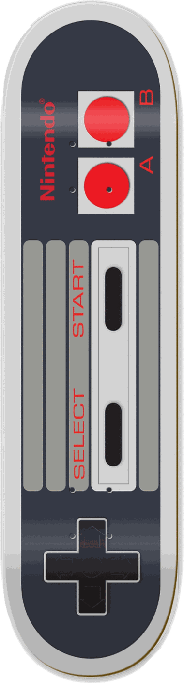 NES, Gaming series — skateboard graphic by Leighton Dyer