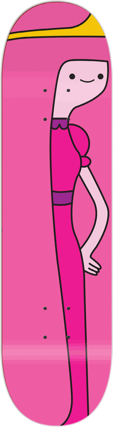 Princess Bubblegum, Other / one-offs — skateboard graphic by Leighton Dyer