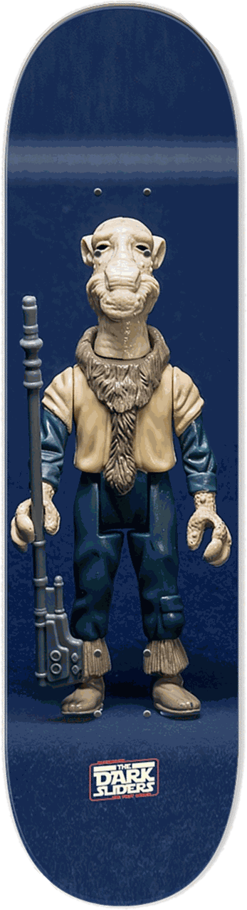 Yak Face, Star Wars series — skateboard graphic by Leighton Dyer