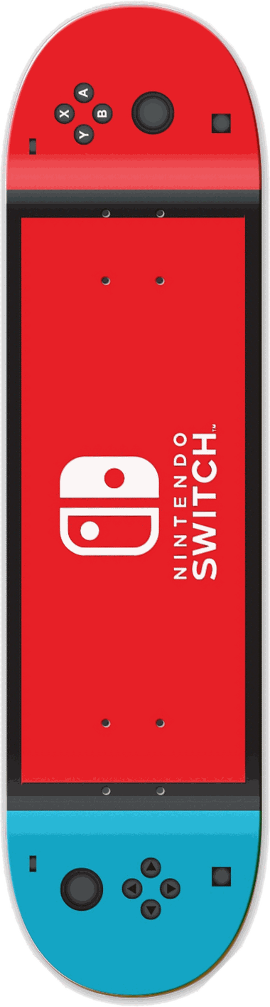 Nintendo Switch, Gaming series — skateboard graphic by Leighton Dyer