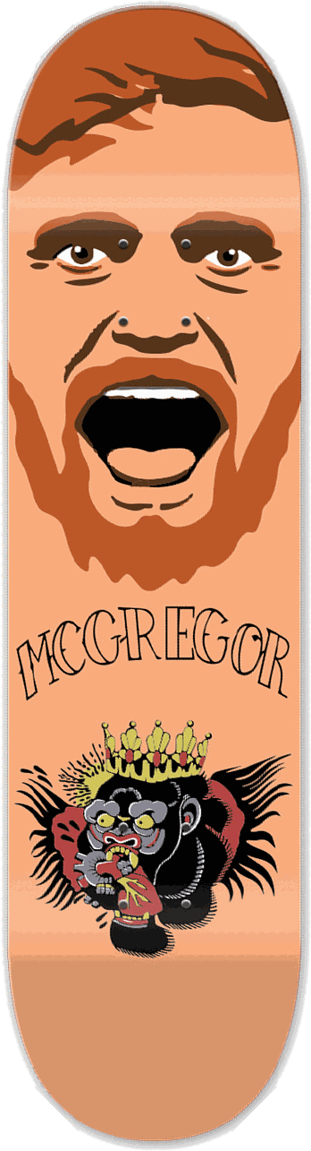 Conor, People series — skateboard graphic by Leighton Dyer
