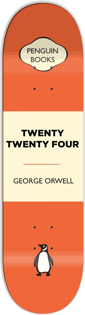 Twenty Twenty Four, Book Covers — skateboard graphic by Leighton Dyer